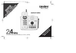 Manual Uniden EXAI 3248 Wireless Phone