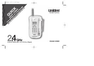 Manual Uniden EXI 2246 Wireless Phone