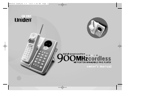 Manual Uniden EXI 3965 Wireless Phone