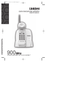 Handleiding Uniden EXP 370 Draadloze telefoon