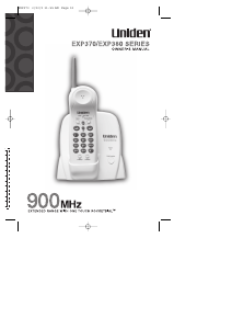 Manual Uniden EXP 380 Wireless Phone