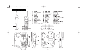 Handleiding Uniden EXS 9800 Draadloze telefoon