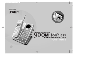 Manual Uniden EXT 1265 Wireless Phone