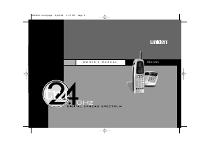 Handleiding Uniden TRU 3455 Draadloze telefoon