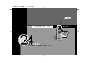 Handleiding Uniden TRU 3466 Draadloze telefoon