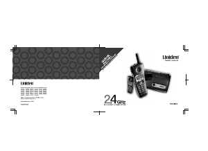 Handleiding Uniden TRU 4060-2 Draadloze telefoon