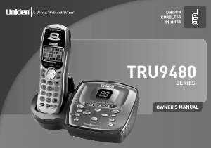 Manual Uniden TRU 9480 Wireless Phone