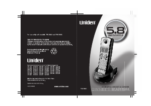Manual Uniden TXC 580 Wireless Phone