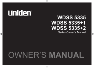 Manual Uniden WDSS 5335 Wireless Phone