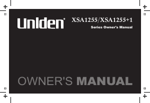 Manual Uniden XSA 1255 Wireless Phone