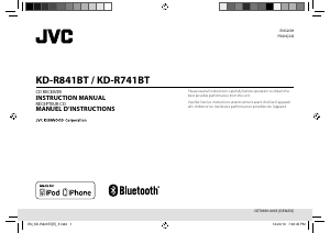 Manual JVC KD-R841BT Car Radio