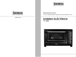 Manual de uso Thomas TH-42N01 Horno