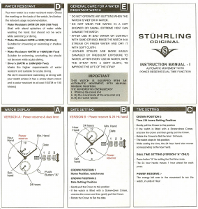 Manual Stührling I Movement