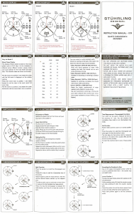 Manual Stührling ICR Movement