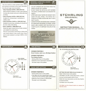 Manual Stührling L Movement