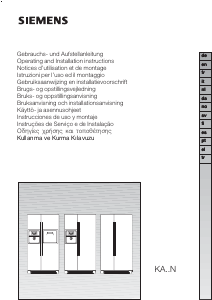 Manuale Siemens KA58NA70 Frigorifero-congelatore