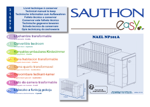 説明書 Sauthon 316979 Nael NP101A 折り畳み式ベッド