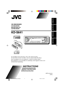 Manual JVC KD-S641 Car Radio