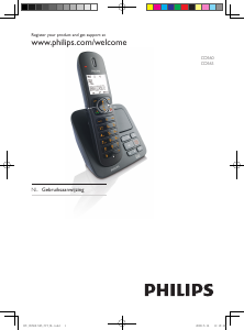 Handleiding Philips CD560 Draadloze telefoon