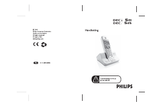 Handleiding Philips DECT 525 Draadloze telefoon