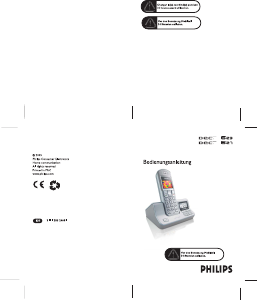 Bedienungsanleitung Philips DECT 623 Schnurlose telefon