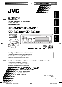 Bruksanvisning JVC KD-SC402 Bilradio