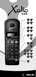 Εγχειρίδιο Philips Xalio 200 Ασύρματο τηλέφωνο