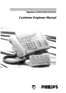 Manual Philips D340 Phone