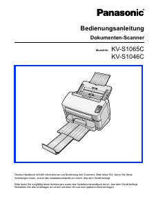 Bedienungsanleitung Panasonic KV-S1046C Scanner