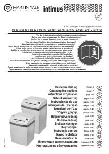 Manual intimus 45 CC4 Paper Shredder