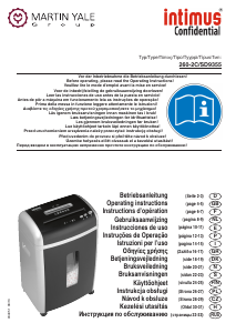 Handleiding intimus Confidential Papiervernietiger