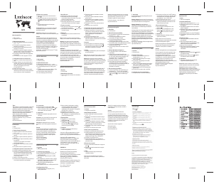 Manual Lexibook NC10Z Calculator