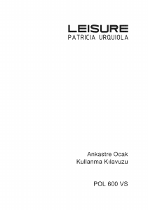 Kullanım kılavuzu Leisure POL 600 VS Ocak