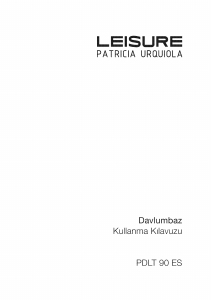 Kullanım kılavuzu Leisure PDLT 90 ES Davlumbaz