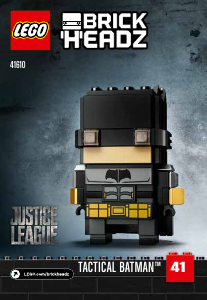 Käyttöohje Lego set 41610 Brickheadz Tactical Batman vs Superman