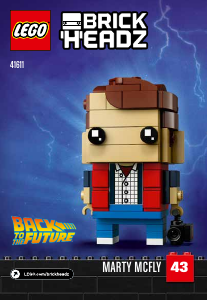 Käyttöohje Lego set 41611 Brickheadz Marty McFly ja Doc Brown
