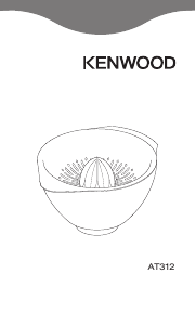 Manual Kenwood AT312 Espremedor de citrinos