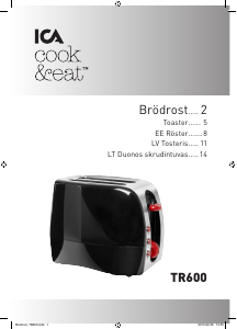 Manual ICA TR600 Toaster