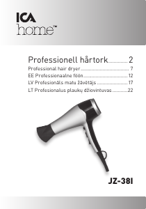 Manual ICA JZ-38I Hair Dryer