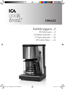 Bruksanvisning ICA CM6622 Kaffebryggare