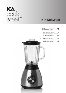 Handleiding ICA KP-508WGH Blender