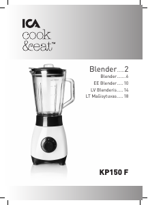 Bruksanvisning ICA KP150 F Blender