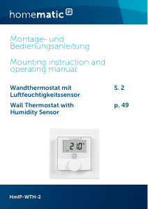 Manual Homematic HmIP-WTH-2 Thermostat