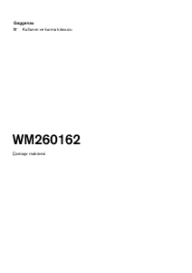 Kullanım kılavuzu Gaggenau WM260162 Çamaşır makinesi