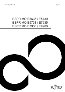 Handleiding Fujitsu Esprimo E5630 Desktop