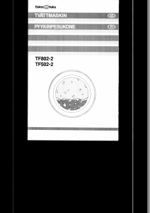 Bruksanvisning ElektroHelios TF502-2 Tvättmaskin