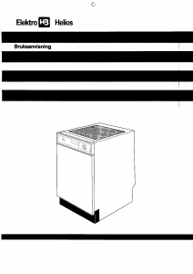 Bruksanvisning ElektroHelios DI520-3 Diskmaskin