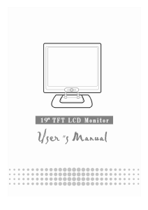 Manuale DGM L-1916 Monitor LCD