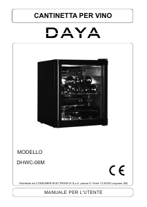 Manuale DAYA DHWC-06M Cantinetta vino