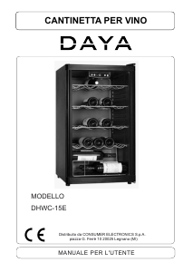 Manuale DAYA DHWC-15E Cantinetta vino